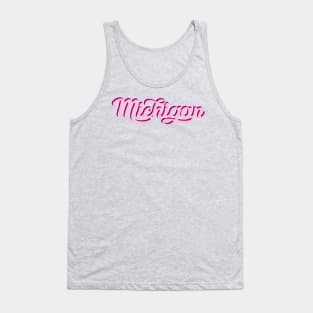 Michigan Pink Tank Top